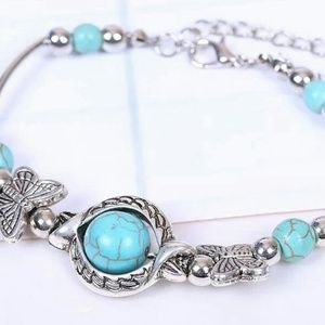 Turquoise Butterfly Bracelet